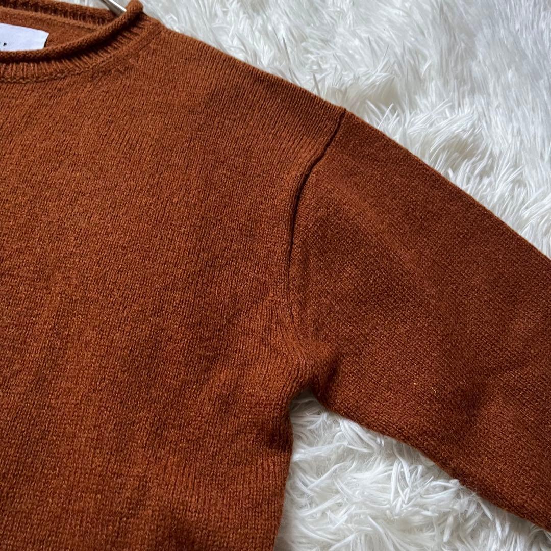 マーガレットハウエル✨ロールネック ニット セーター ブラウン M ユニセックス