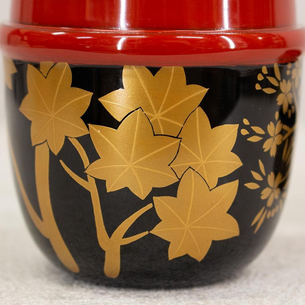 堀内宗完 書付 花押 棗 茶器 雲錦蒔絵 茶道具 箱書き