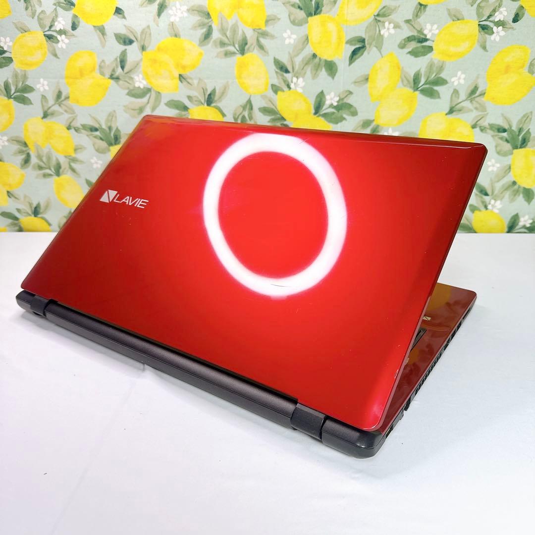 大容量❤️最新Windows11❤️レッドノートパソコン❤️初心者向け❤️すぐ使える❤️