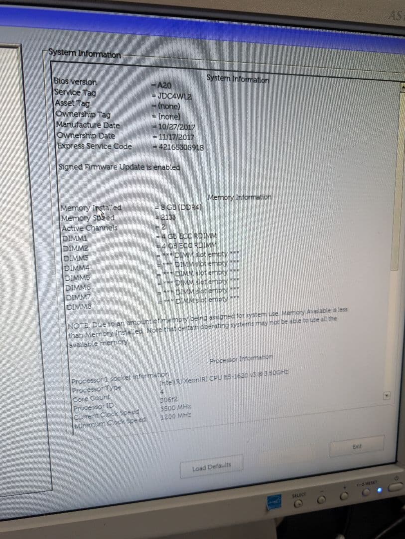 DELL Precision T5810 【OS・SSD無し】