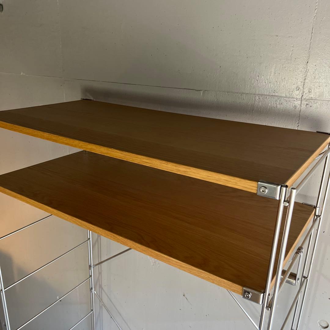 notes★無印 ステンレスユニットシェルフ・オーク材・ワードローブセット