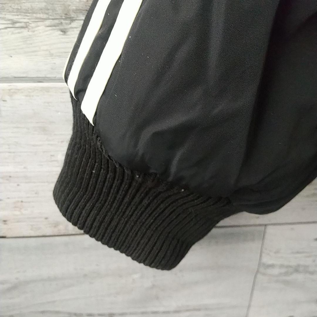 激レア☆80s アディダス 両面刺繍ロゴ リバーシブル 中綿 ジャケット L