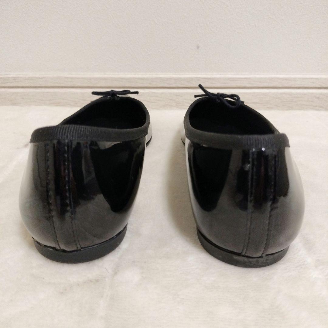 【美品】レペット JUNON バレエシューズ 24.5cm 黒