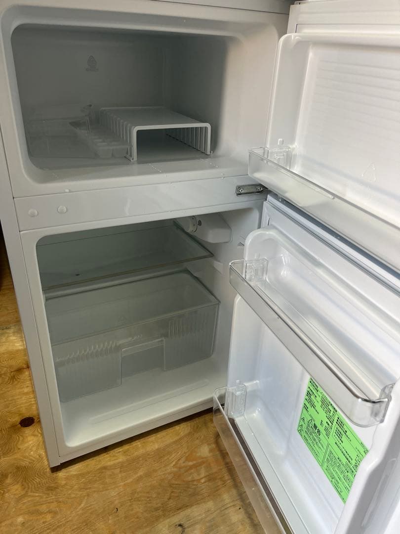 福岡市引取り限定　IRIS OHYAMA 冷蔵庫 IRSD-9B-W 90L