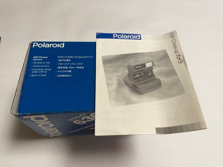 ポラロイドカメラ Polaroid 636 箱付き【ジャンク品】