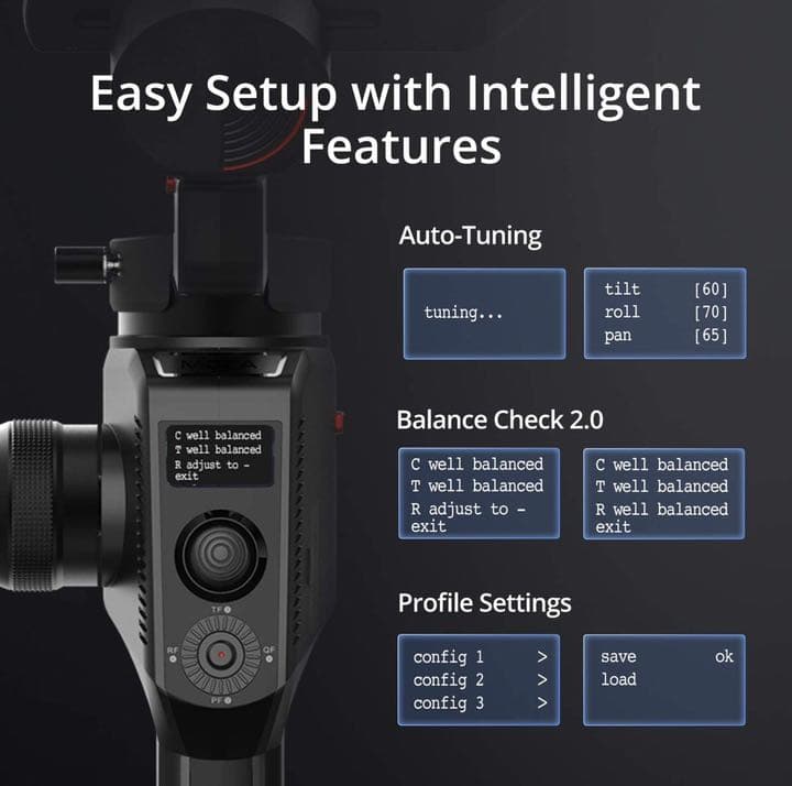 MOZA Aircross 2 スタビライザー カメラ 3軸ジンバル