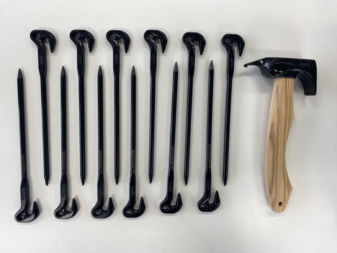 オガワ　ハンマー　ペグ　ケース　アルミ自在