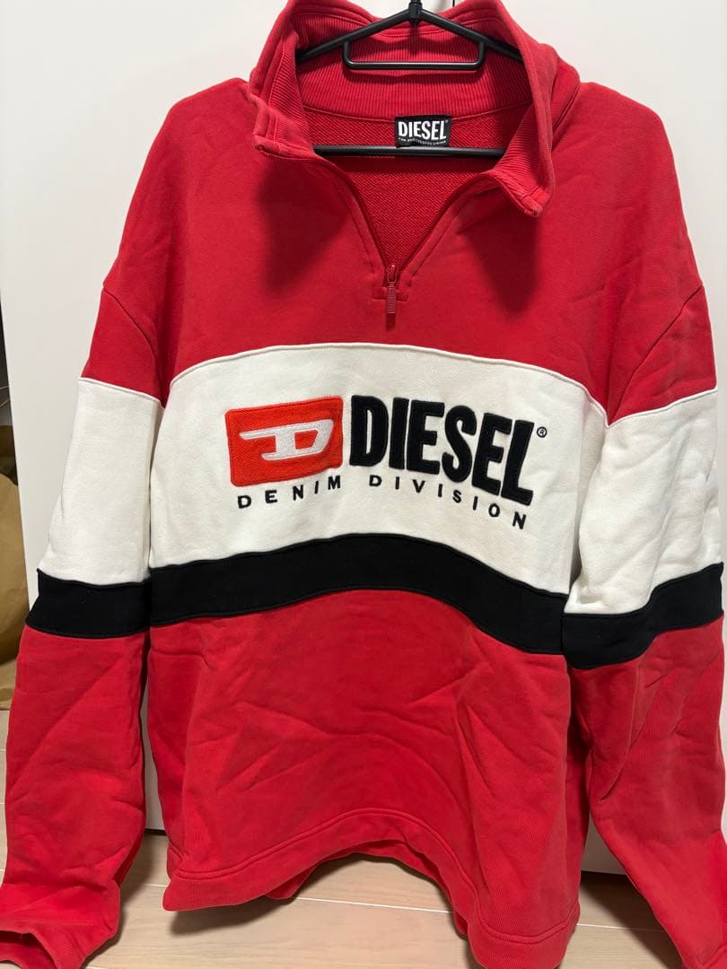 DIESEL ハーフジップスウェット　Lサイズ