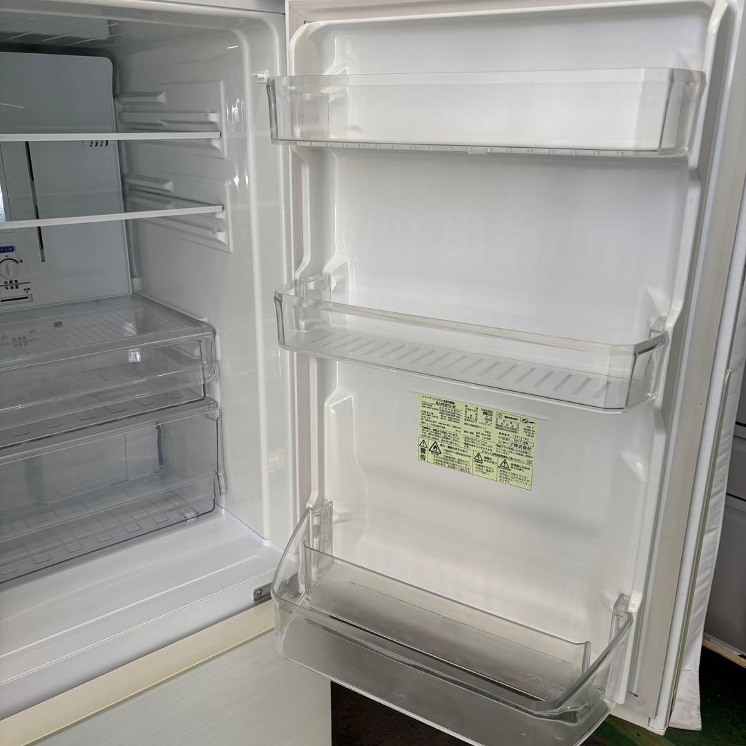 399⭕️冷蔵庫　シャープ　プラズマクラスター　設置無料　一人暮らし　綺麗　安い
