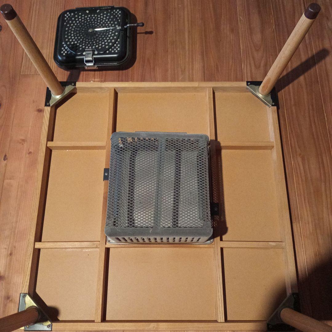 十全商会　豆炭こたつ　豆炭ホームこたつ　燃焼器　グローブ　昭和レトロ　古道具