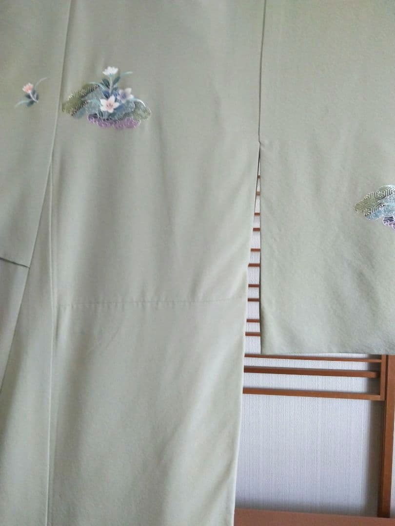 専用 最終値下げ F‐305 付け下げ 京友禅 組紐 袷 金彩 銀彩 暈し 美品