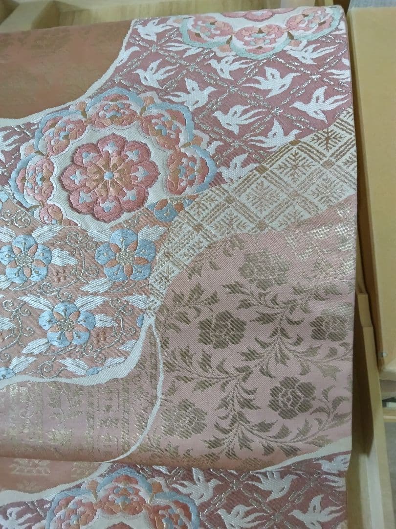 専用 最終値下げ F‐305 付け下げ 京友禅 組紐 袷 金彩 銀彩 暈し 美品