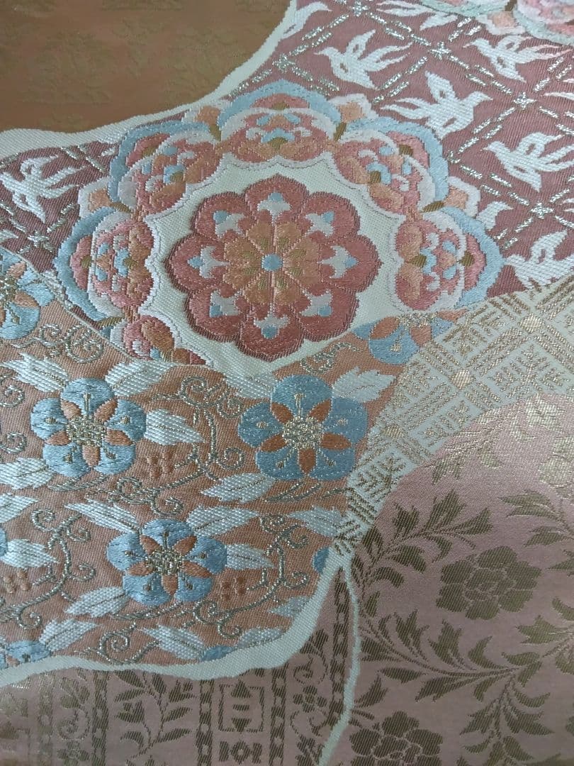 専用 最終値下げ F‐305 付け下げ 京友禅 組紐 袷 金彩 銀彩 暈し 美品