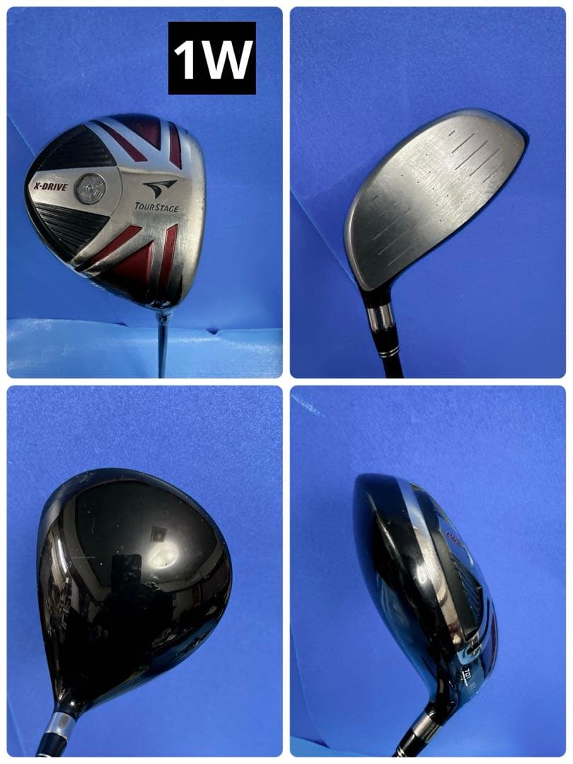 TOUR STAGE GOLFフルセットキャディーバッグ付き値下げ中！