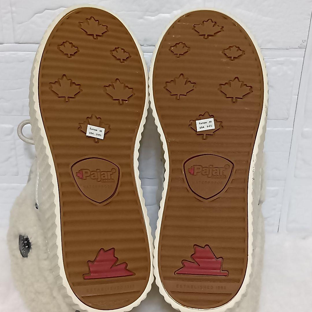 ​極暖♡【Pajar】パジャール リアルムートン スノーブーツ 防水 24.5