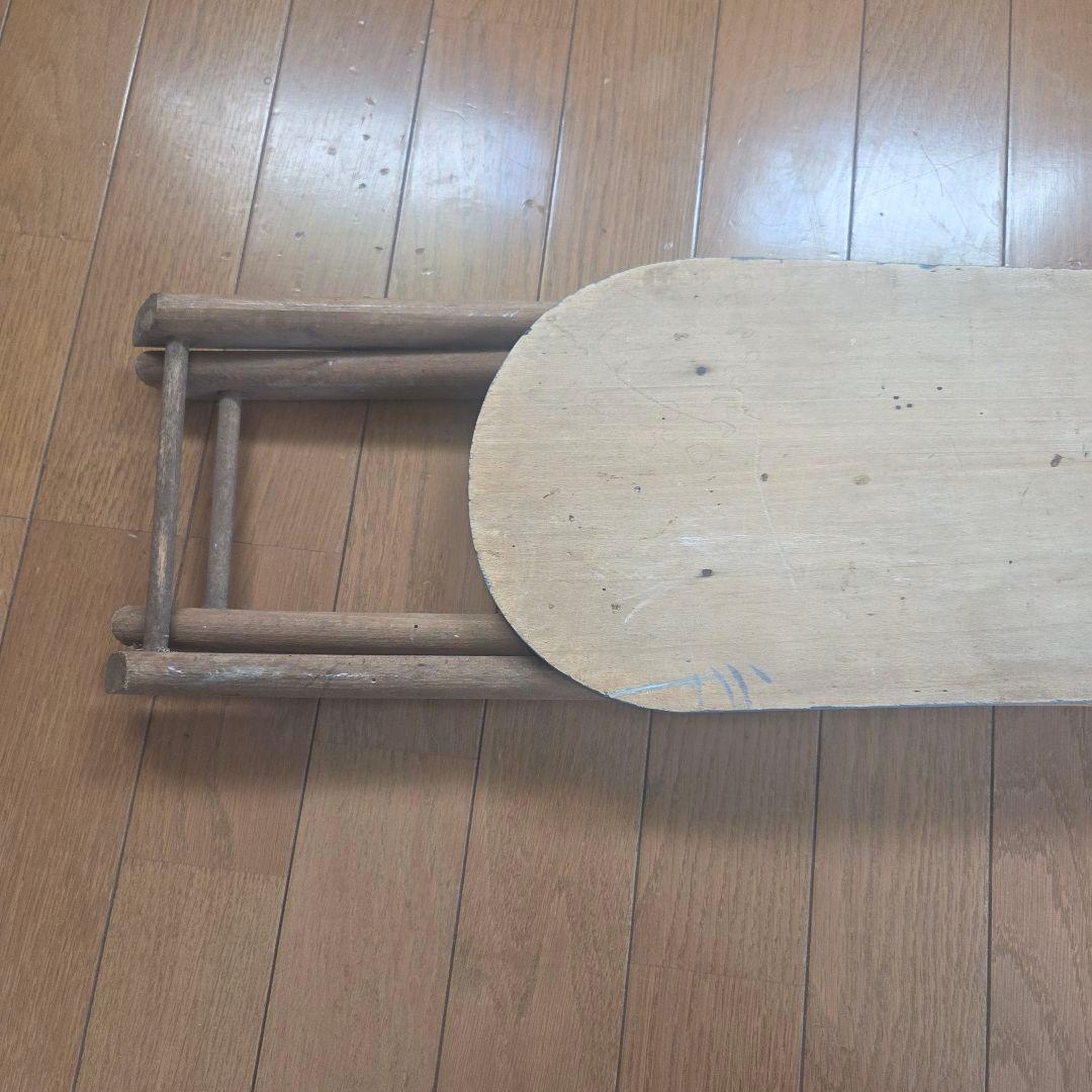 フランス　アンティーク　小さなアイロン台　ままごと
