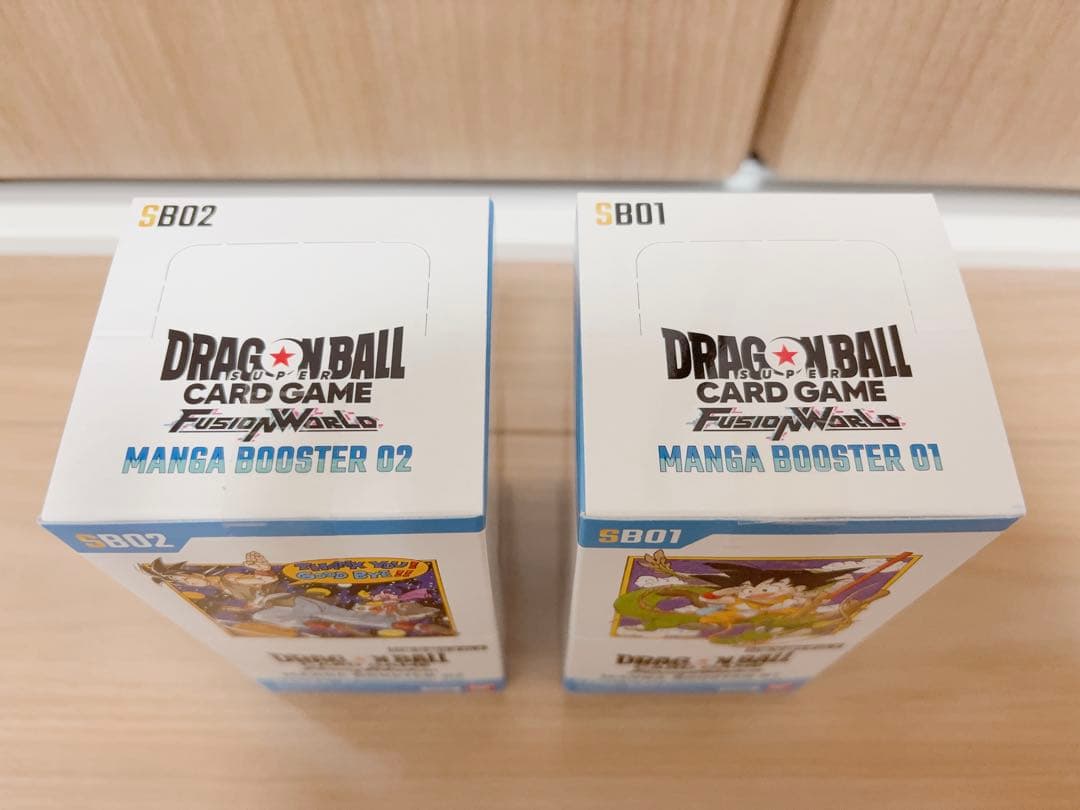 ドラゴンボールフュージョンワールド マンガブースター01・02 セット新品未開封