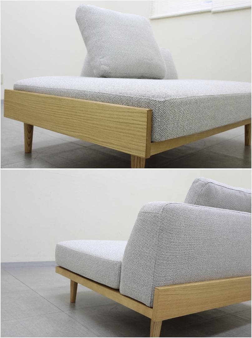 未使用 unico ウニコ NOLA ノルア 2シーター ソファ 2人掛 B品