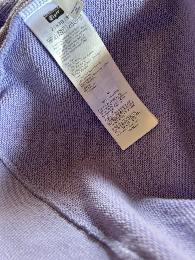 onitsuka tiger オニツカタイガー　SWEAT TOP