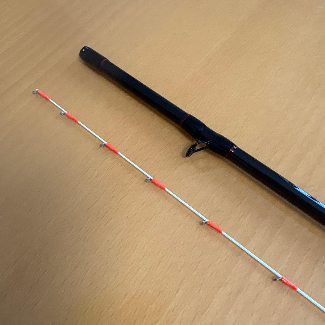 yasu ヘチ竿　チヌ竿 TE 270 ブラック/ホワイト 270cm