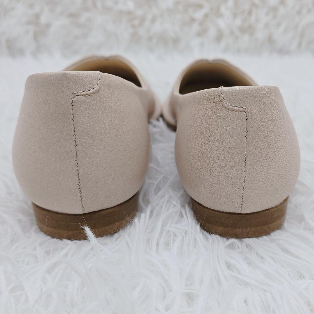 ✨未使用品✨REGAL リーガル 本革 フラットパンプス 22.5cm ベージュ