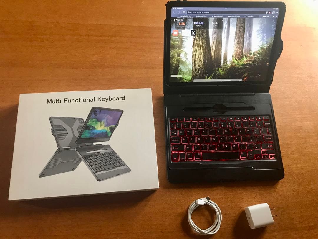 IPad Pro 11 ＋CHESONA キーボードケース＋NOMATICバッグ