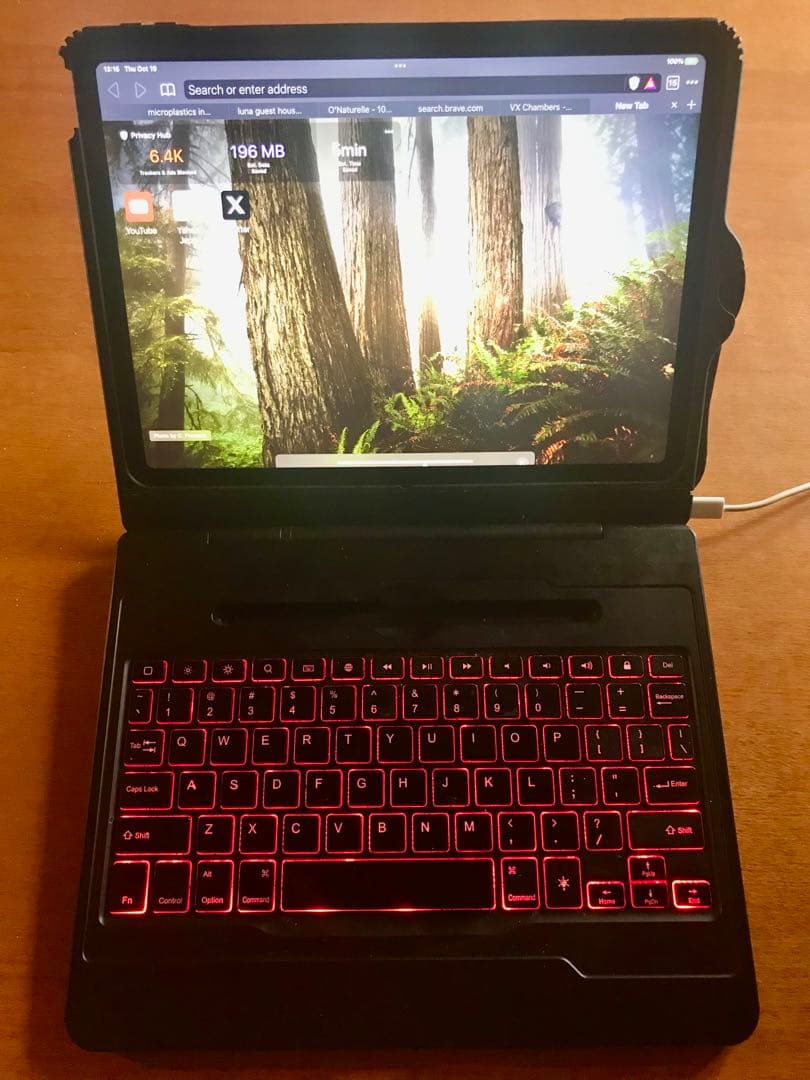 IPad Pro 11 ＋CHESONA キーボードケース＋NOMATICバッグ