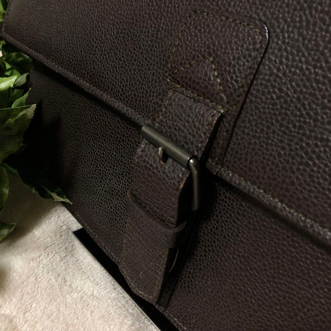 レア✨ポーター　吉田カバン　ブリーフケース ダレスバッグ　レザー　ダークブラウン