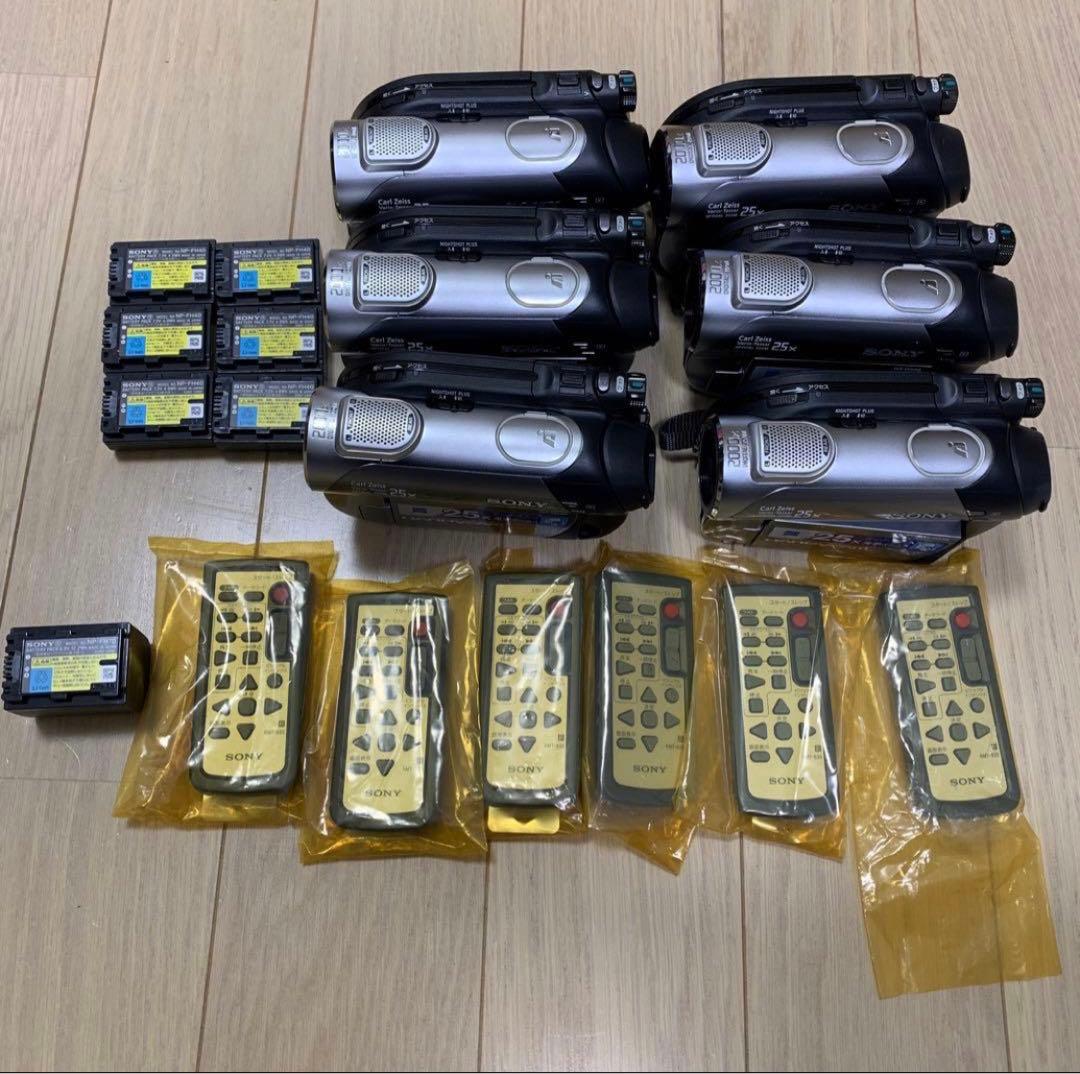 SONY ソニー ビデオカメラ本体のみ　6台 まとめ