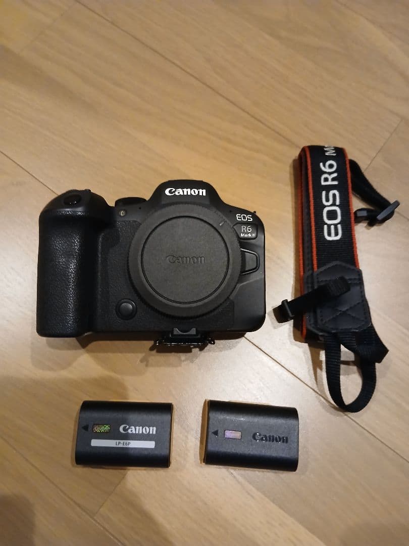 Canon EOS R6 mark2 ミラーレス一眼本体とバッテリー2個と充電器