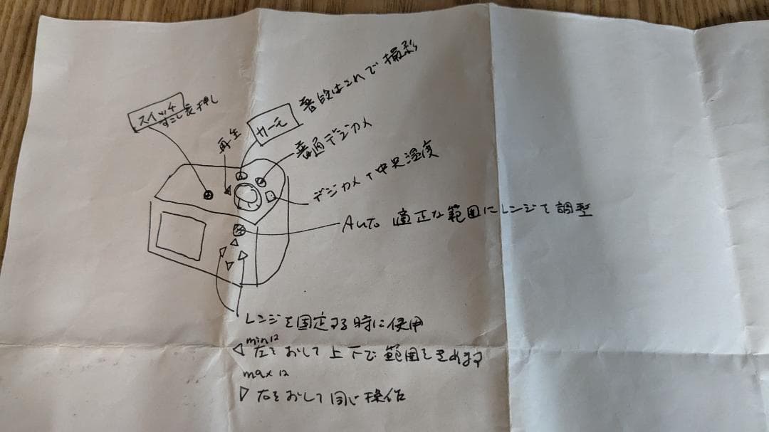 【ジャンク】サーモカメラ NEC Avio F30W サーモショット