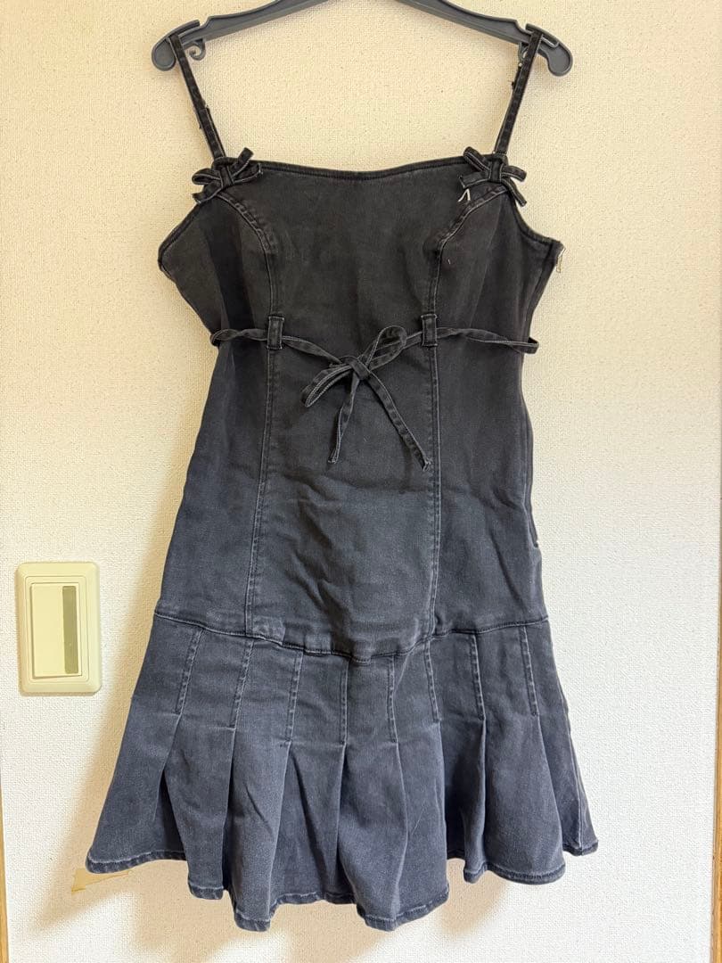 【10/9まで】　andmary Bonnie denim mini dress
