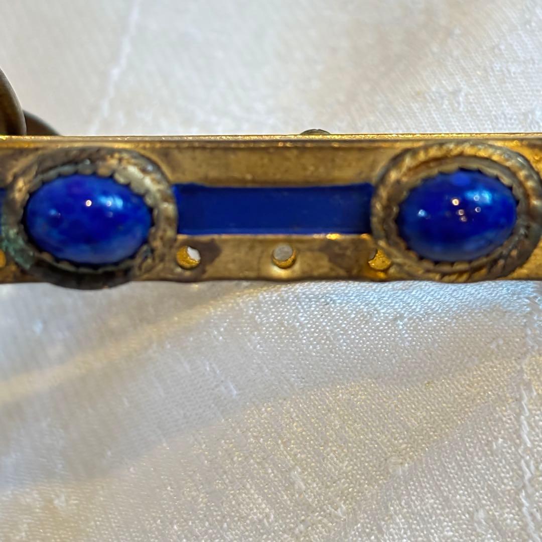 【希少・フランス製】アンティーク 口金金具　プチポアン サンプルタグ付100年前