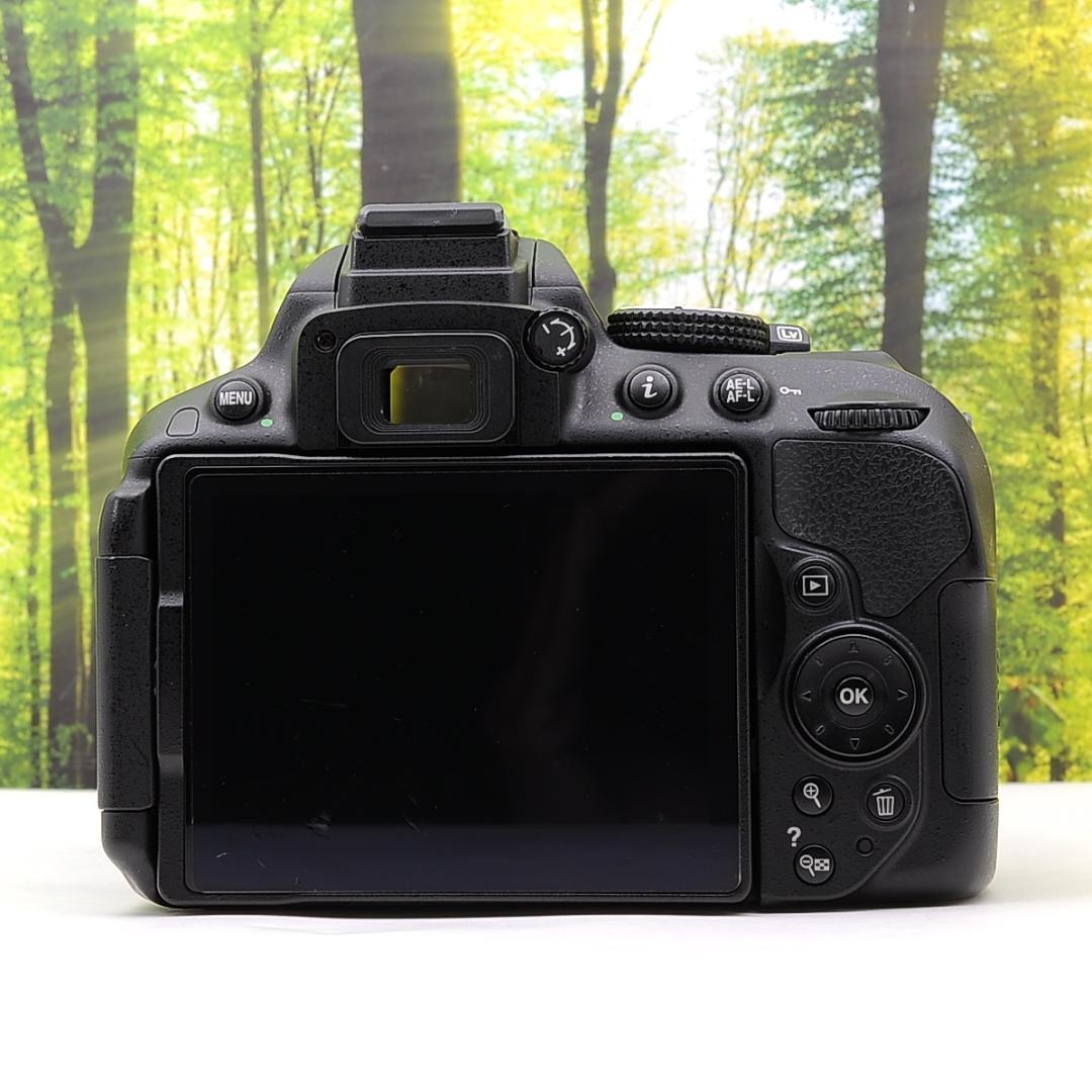 ショット数8191枚！WiFi機能付☆ニコン D5300☆中望遠レンズセット