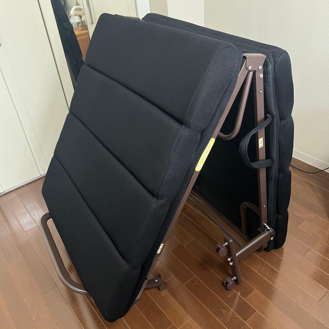 リクライニング付き‼️折りたたみベッド シングル