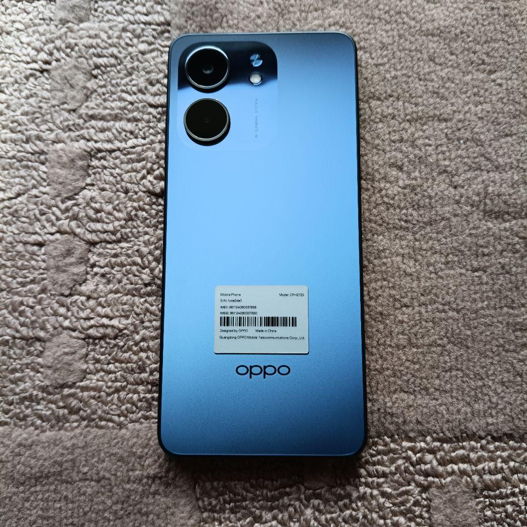 中古 OPPO A5x グラデーションブルー 本体