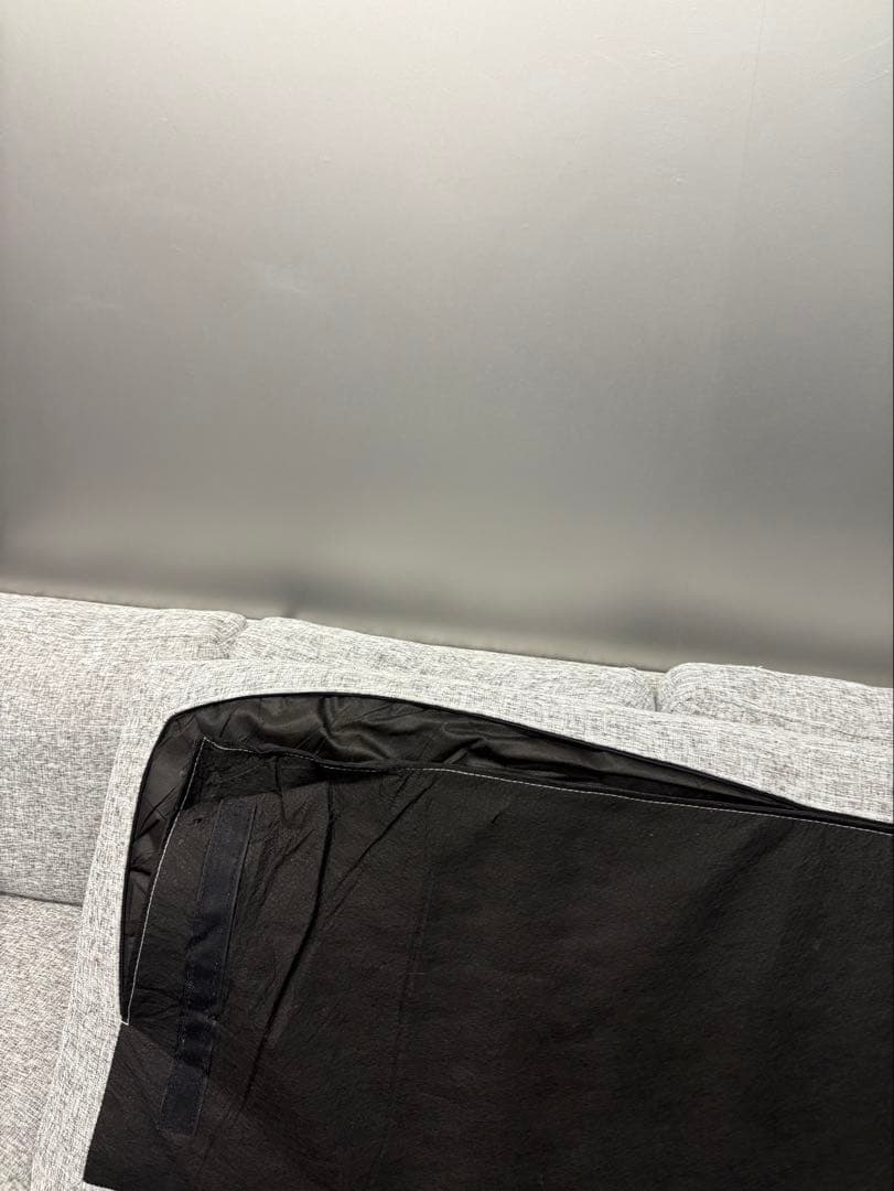 洗えるソファー カバー付きカウチソファ L字 布地 クッション付き