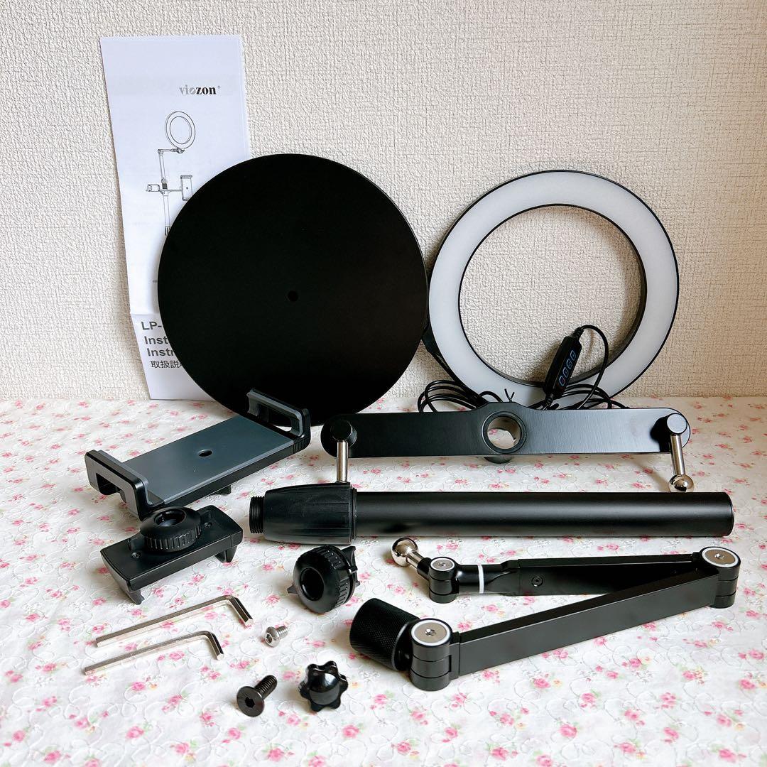 ❣️人気❣️アームスタンド 動画撮影 ライト タブレットスタンド スマホスタンド