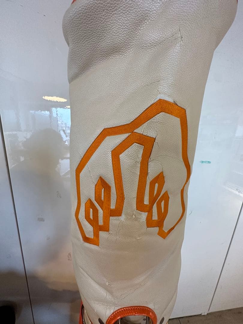 Noisy Noisy キャディバッグ オレンジ/グリーン