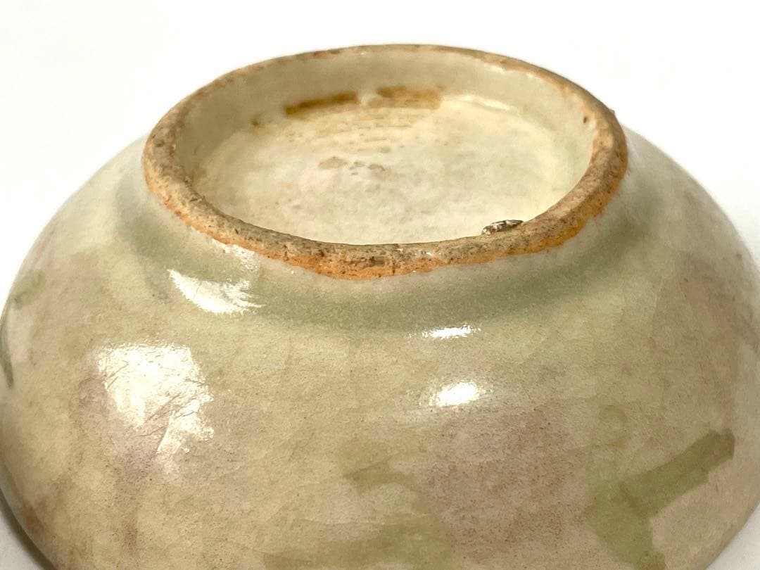 骨董　アンティーク　呉須赤絵　古赤絵　赤絵香合　香合　合子　蓋物　発掘品