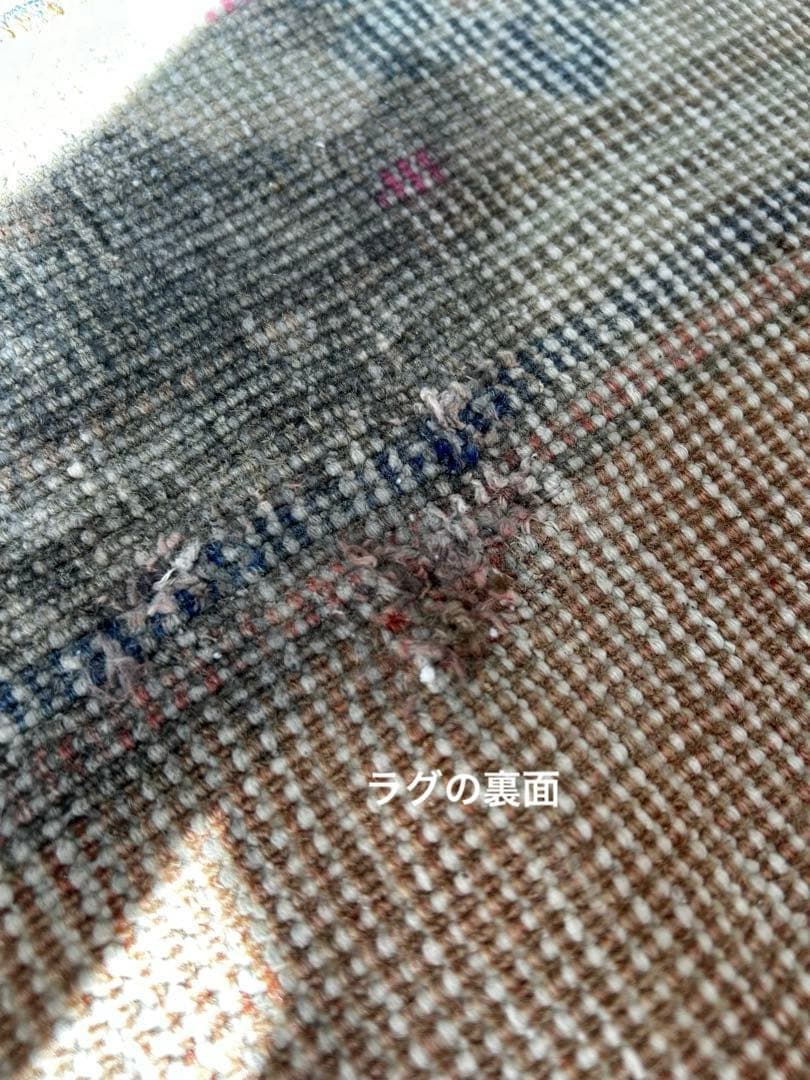 124×80 ミフラーブ　トルコ　ヴィンテージラグ　トルコラグ　ペールカラー