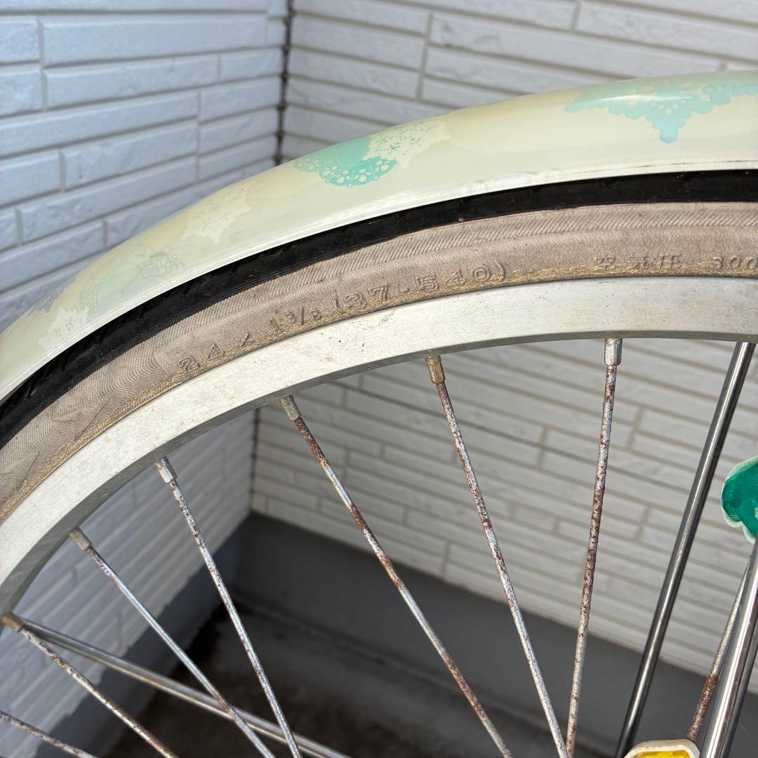 【山口県】ブリヂストン 女の子 自転車 リコリーナ24インチ ブルー