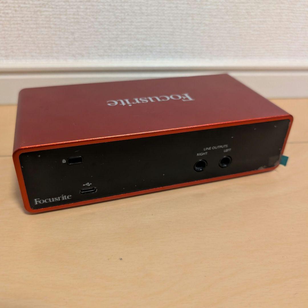 DJ機材 Focusrite Scarlett 2i2 gen3