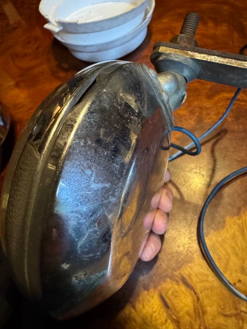 旧車にマーシャルヘッドライト819 長期保管品　ジャンクとして