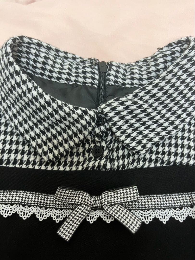 evelyn ティアードミニOP 長袖 ブラック