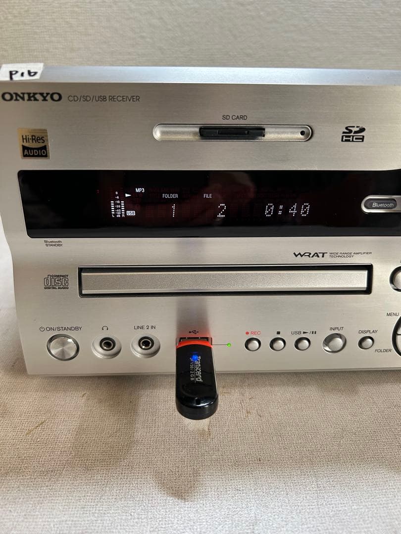 P16 整備ONKYO NFR-9TX ハイレゾ CD/SD/USBレシーバー