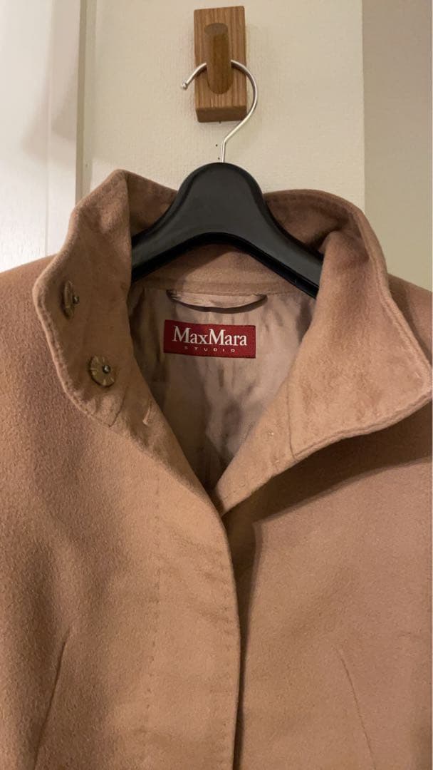 ☆美品☆MaxMara マックスマーラスタジオ　スタンドカラーコート　40