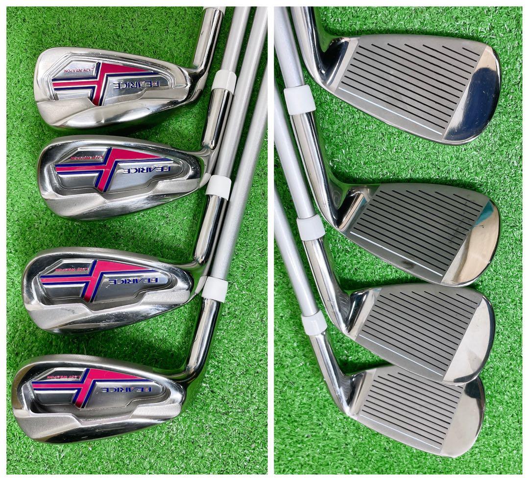 左利き　レフティ　フェアライス　レディース　女性　ゴルフセット　ピンのバック付き