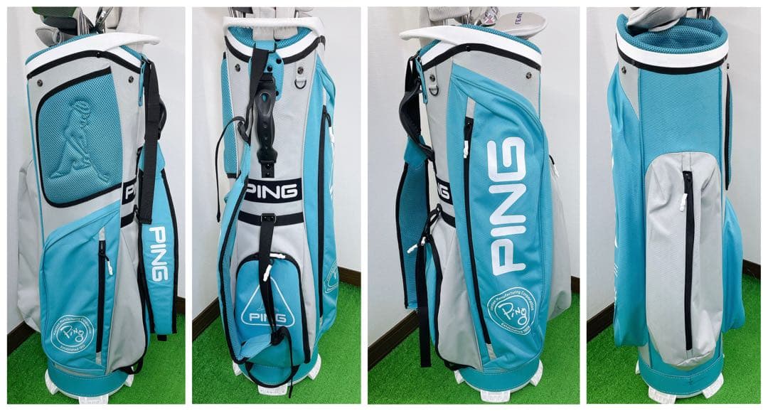 左利き　レフティ　フェアライス　レディース　女性　ゴルフセット　ピンのバック付き