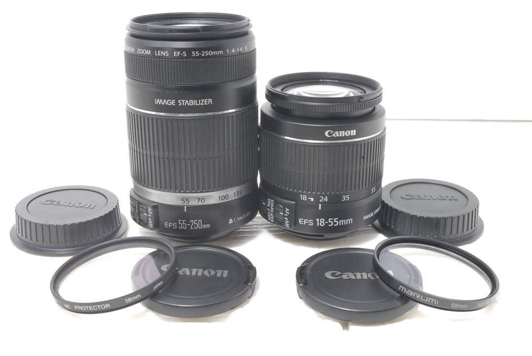 美品❤️ショット数少✨Canon EOS Kiss X4 ダブルレンズセット